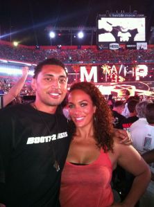 Krit & Savelina @ Wrestlemania