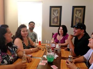 Atua, Cyndi, Peter Jr, Justine, Mick & Erica