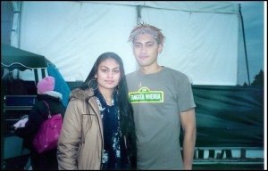 Aaradhna & Krit After A Guy Fawkes Gig [Backstage 2004]