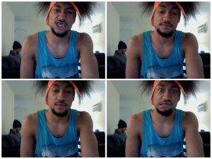 Frank Messing Around On Krit's Laptop