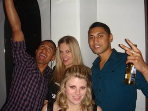 Tone, Sara, Jess & Krit [Jess' 21st 2008]