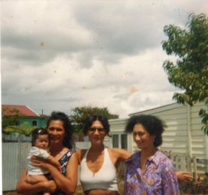 Aunty Tree Holding Leini, Aunty Naila & Mum