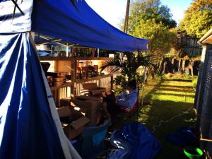 Boom Manning The Stall