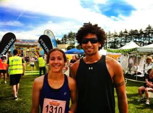 Tulsi & Krit After The Kerikeri Half Marathon