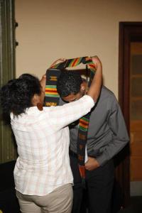 Donning The Kente Cloth