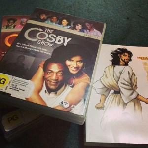 Packing The Essentials!  "The Cosby Show" DVDs & Manga Bible 
