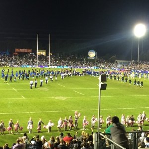 First Time Watching An NRL Game!  Half Time Show.
