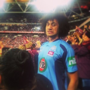 Surrounded By Maroon!  State Of Origin, Game 3 [Brisbane]