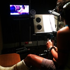 Voiceover In The Recording Studio